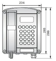 Explosion proof telephone