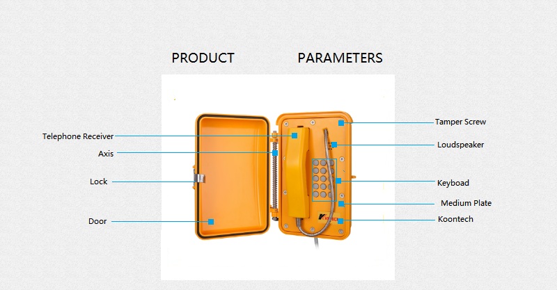 Téléphone résistant aux intempéries