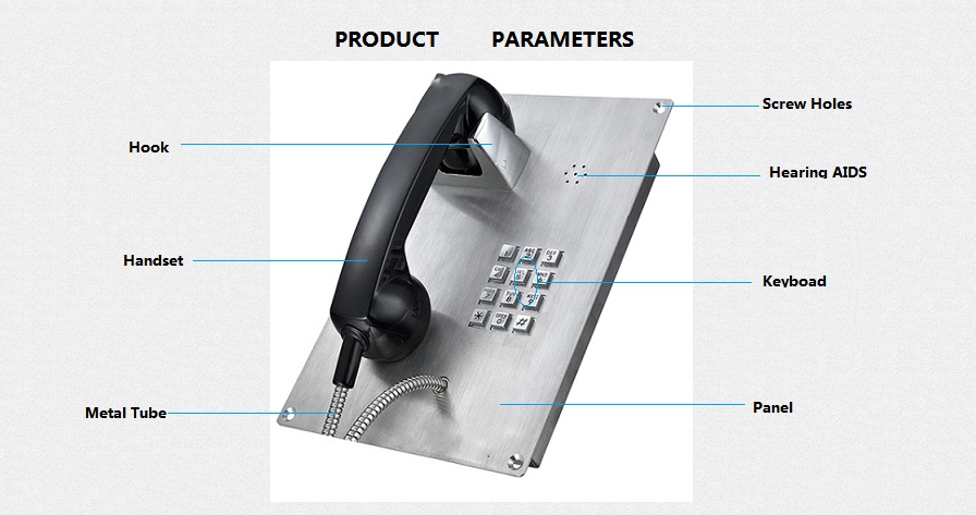 Téléphone d'urgence public 