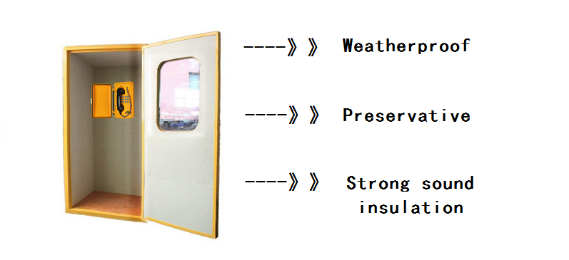 vandal-proof telephone hood