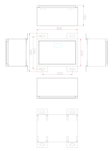 waterproof enclosure box size