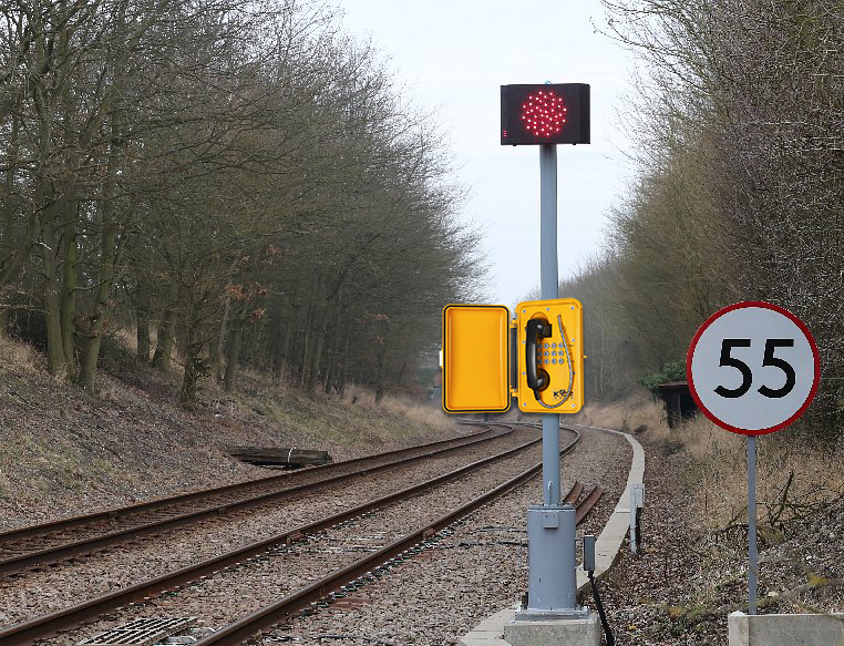 emergency outstation telephone in the railway