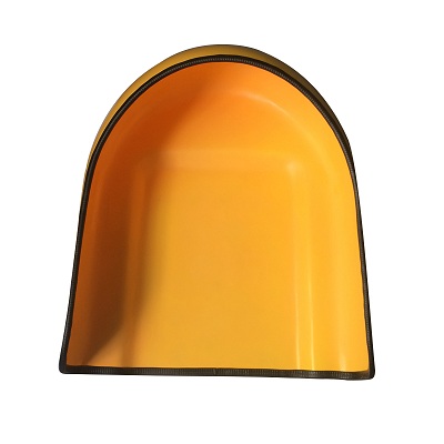 external telephone hood the front view