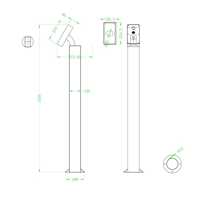 telephone column size