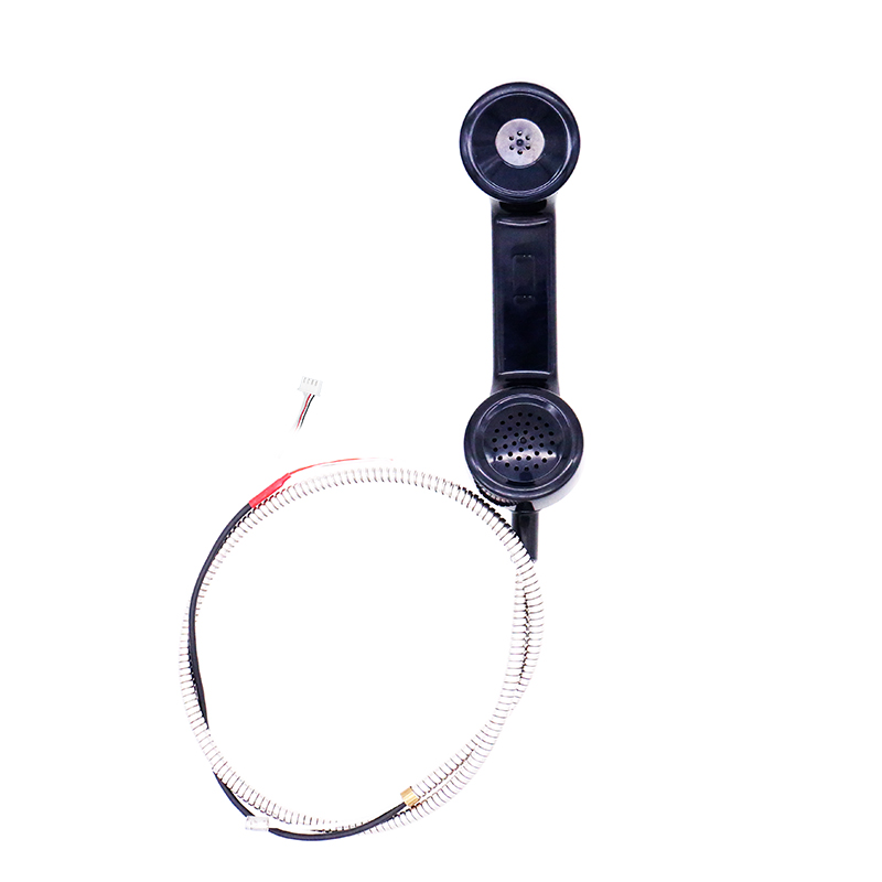 the telephone handset front view