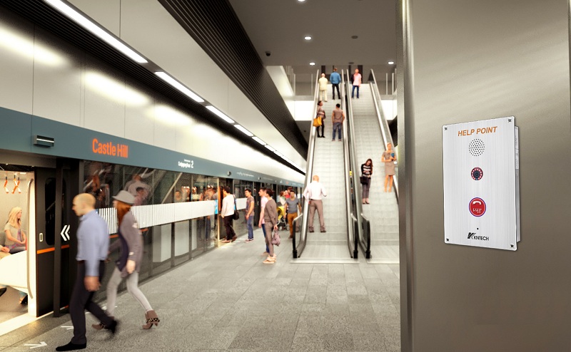 the video intercom for china subway