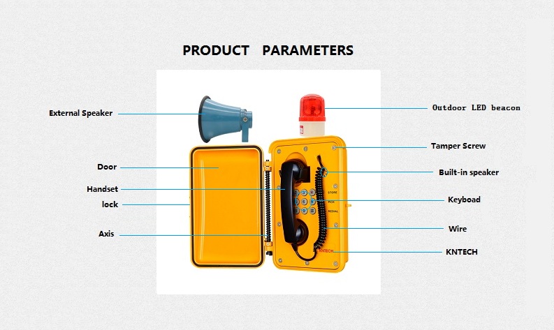 weatherproof phones description