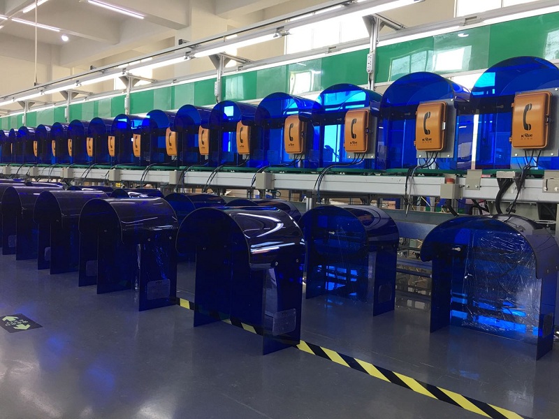 weatherproof phones in factory