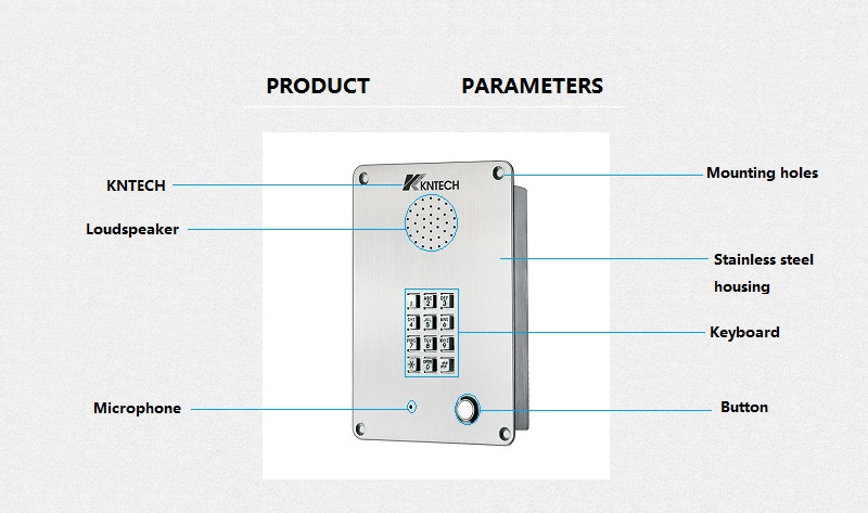 stainless steel intercom