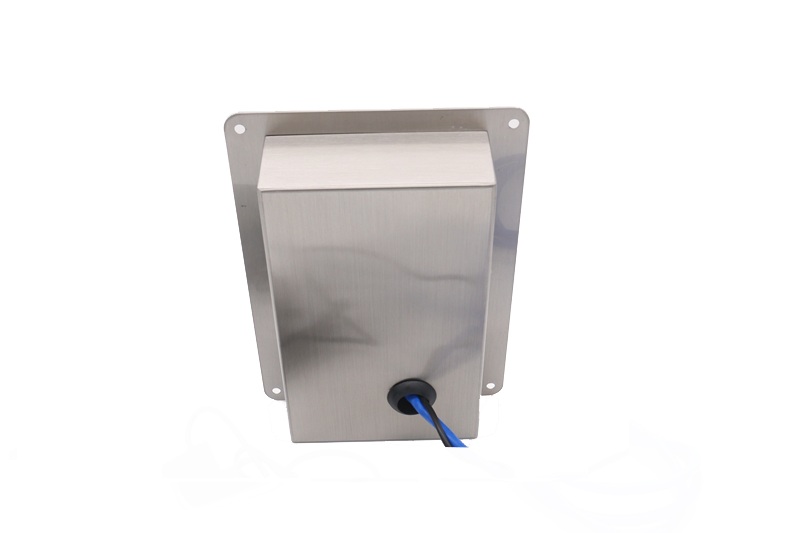 stainless steel intercom back view