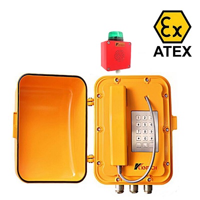 atex telephone inside view