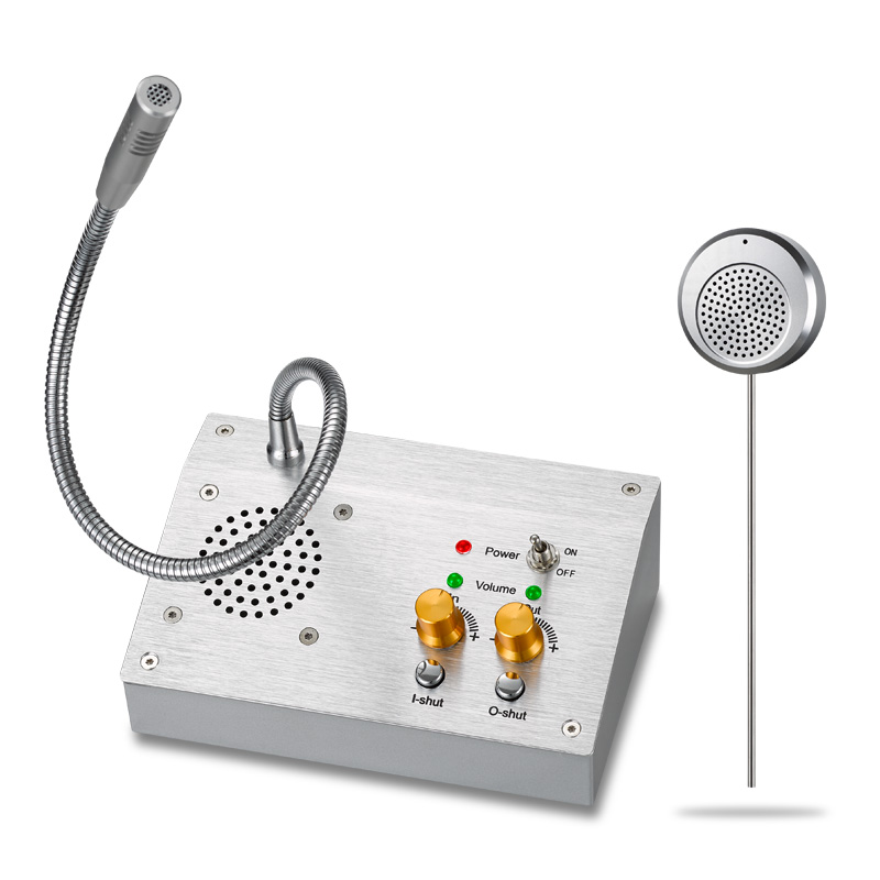 dual way counter intercom front view
