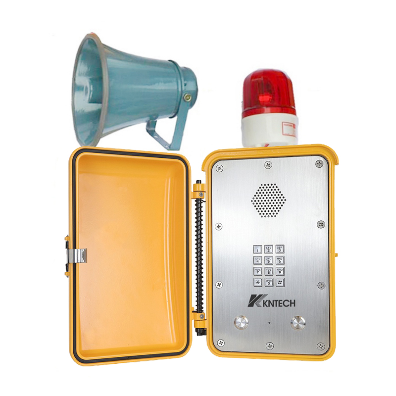 rugged ip telephone front view