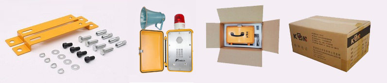 rugged ip telephone front view packing