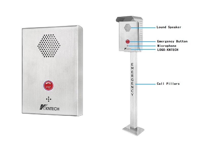 emergency call pillars