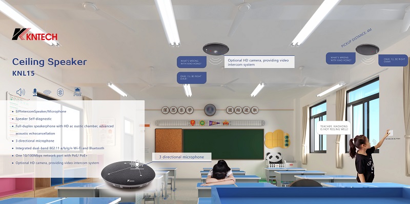 SIP Intercom Speaker With Microphone application