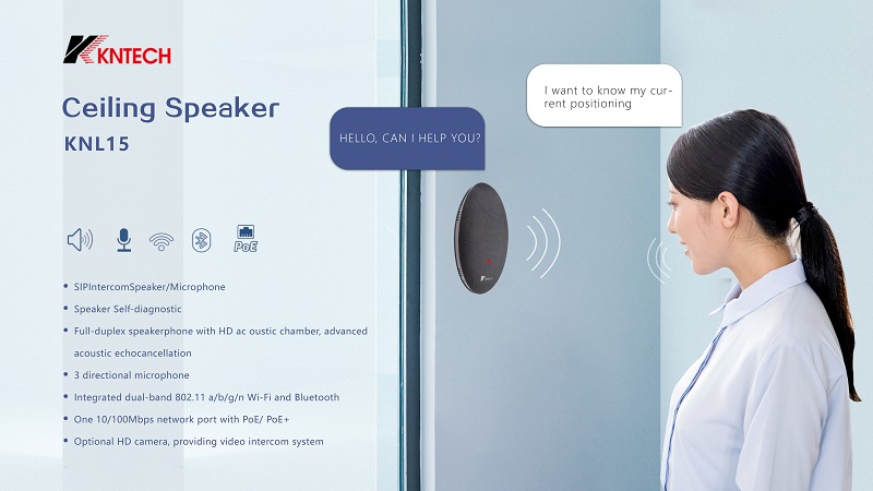 SIP Intercom Speaker With Microphone application