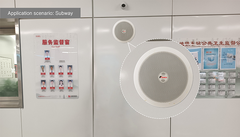 ceiling speaker application