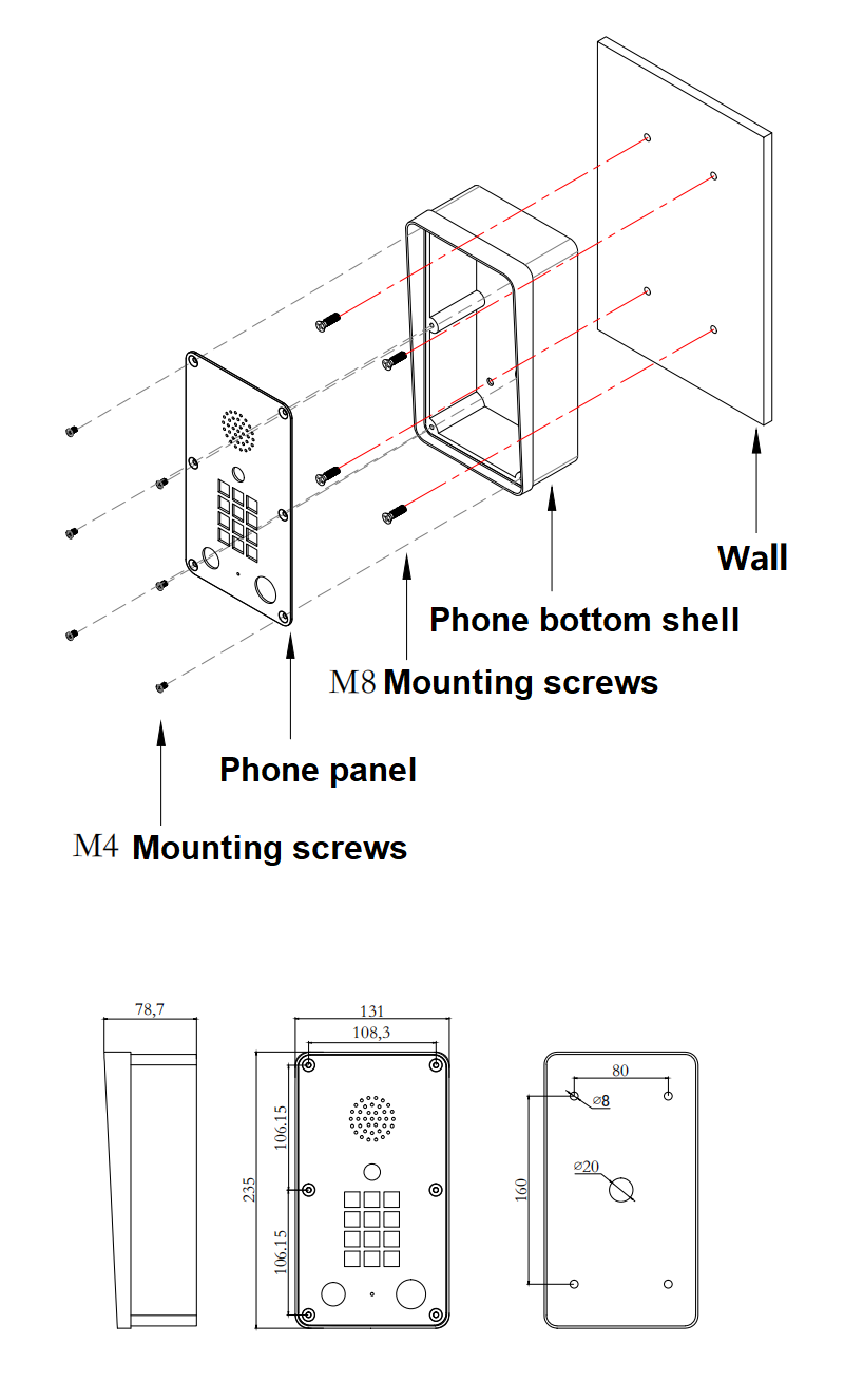 video RFID Doorphone