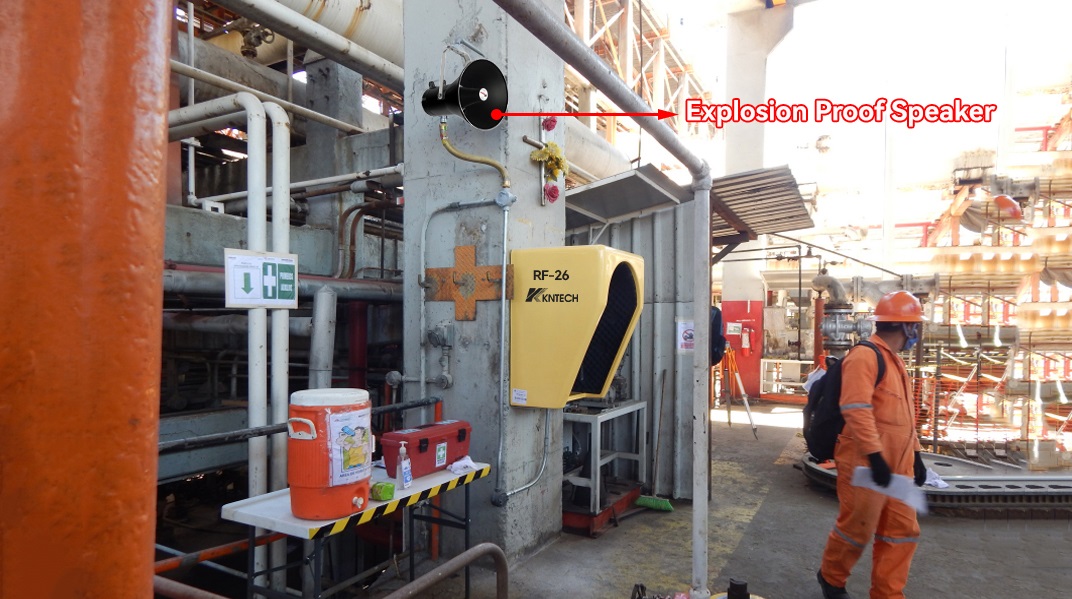 explosion proof speaker oil