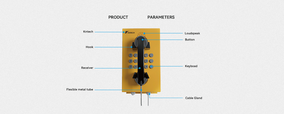 waterproof tunnel telephone 